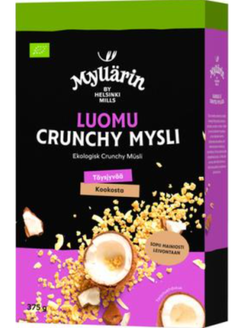 Органические хрустящие мюсли Myllärin Crunchy Mysli 375г