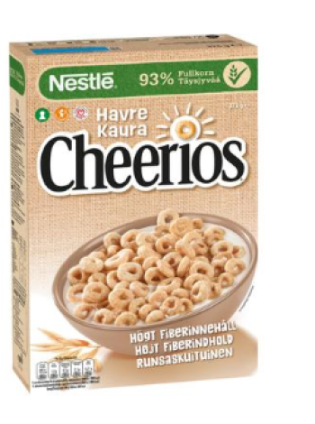 Овсяные цельнозерновые колечки Nestle Cheerios Oat 375г  