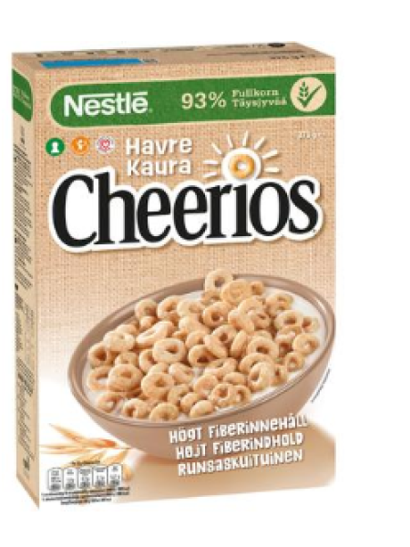 Овсяные цельнозерновые колечки Nestle Cheerios Oat 375г  