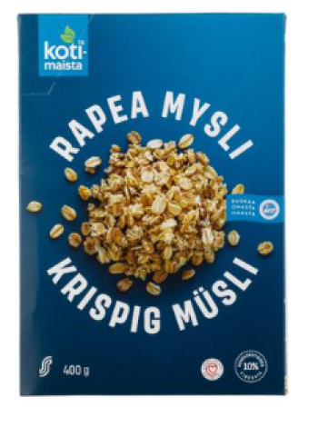 Хрустящие мюсли KOTIMAISTA Rapea Mysli 400г