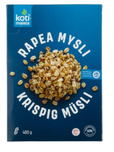 Хрустящие мюсли KOTIMAISTA Rapea Mysli 400г