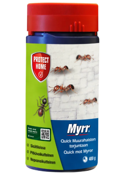 Средство от ползующих насекомых Myrr Quick Muurahaisten torjuntaan 400г