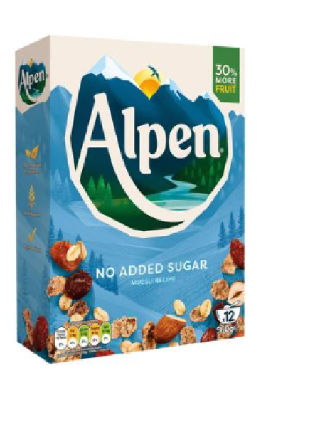 Несладкие мюсли Alpen No Added Sugar 560 г
