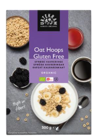 Органическая безглютеновая овсянка URTEKRAM Luomu Gluteeniton 300 г