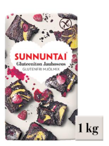 Мука Sunnuntai Gluteeniton Jauhoseos 1 кг без глютена