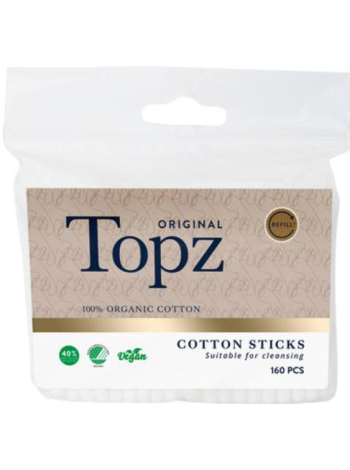 Ватные палочки Topz Premium vanupuikot täyttöpakkaus 160шт
