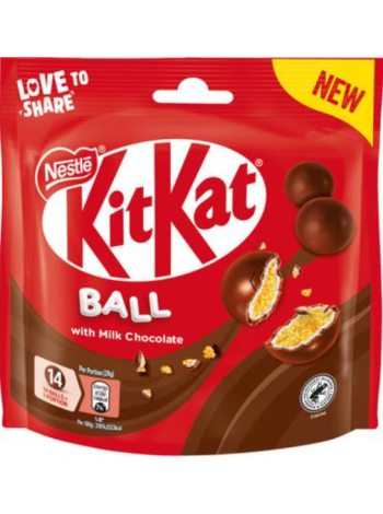 Хрустящие злаковые шарики с начинкой в молочном шоколаде Nestlé KitKat Ball Milk Chocolate 140 г 