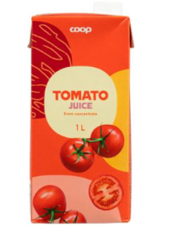 Томатный сок Coop Tomaatti 1л