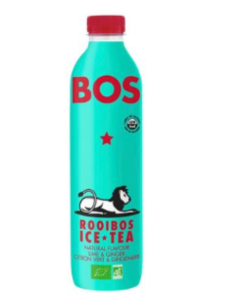 Органический холодный чай ройбуш со вкусом лайма и имбиря BOS LIME & GINGER ICE TEA 1 л