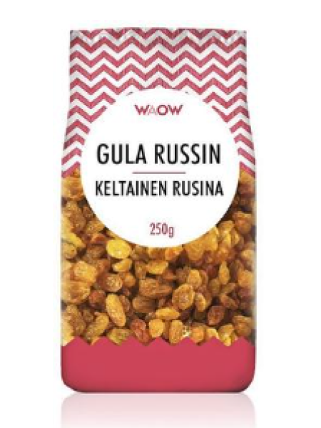 Изюм светлый WAOW keltainen rusina 250г