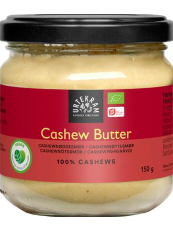 Органическое масло кешью URTEKRAM Luomu Cashewpähkinävoi 150г