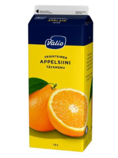 Апельсиновый сок Valio appelsiini 1,5 л традиционный
