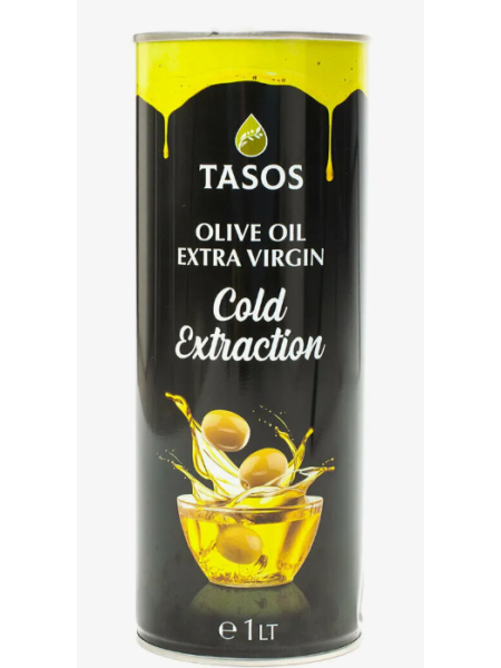 Масло оливковое TASOS Extra Virgin Olive Oil Gold 1 л нерафинированное