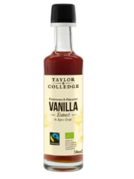 Органический экстракт ванили в сиропе агавы Taylor & Colledge 50мл