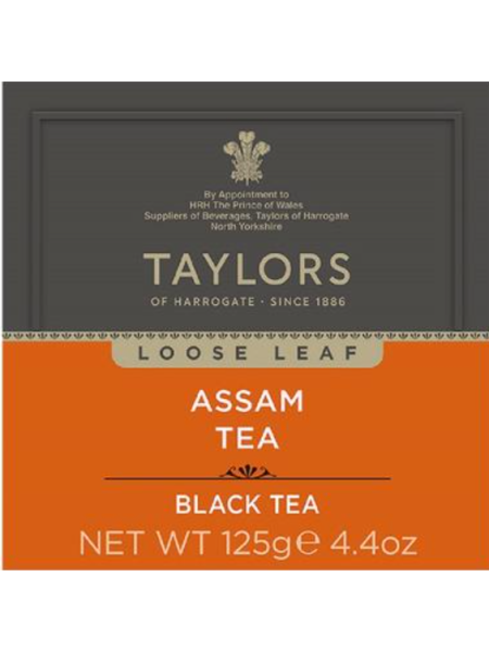 Черный листовой чай Taylors of Harrogate Assam 125 г