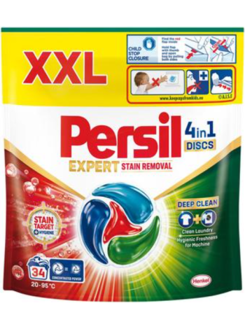 Диски для стирки Persil Expert пятновыводитель 4в1 34шт
