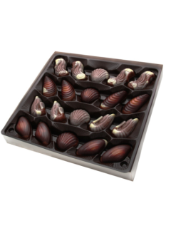 Конфеты морские ракушки Maitre Truffout 250г синяя коробка