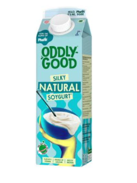 Натуральный соевый йогурт Oddlygood Planti Soygurt natural 1л