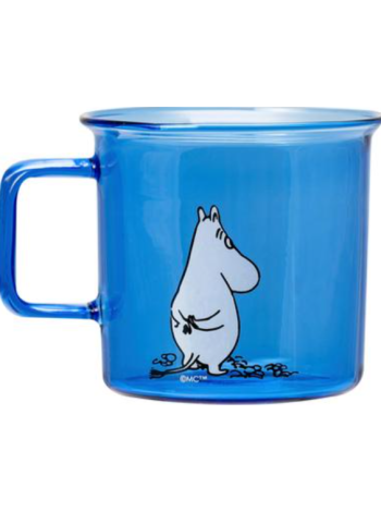 Стеклянная кружка Muurla Moomin Муми-тролль 3,5 дл цвет синий
