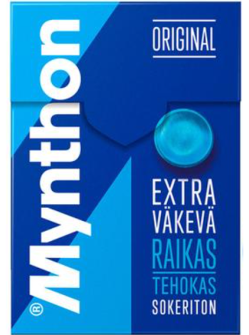 Пастилки без сахара Mynthon Extra Concentrated Sugar Cucumber Lozenge 85г