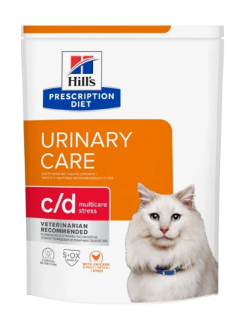 Сухой корм для кошек Hills Diet Cat c/d Urinary Stress 3 кг подавляющий болезненные инфекции мочевыводящих путей и стресс