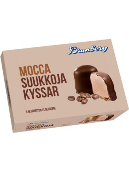 Зефир в молочном шоколаде Brunberg Moccasuukko 150г/6шт мокка
