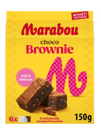 Печенье -бисквиты с кусочками шоколада Marabou Choco Brownie 150г НОВИНКА!!!