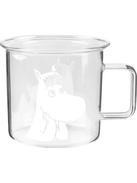 Стеклянная кружка Moomin Muurla Niiskuneiti 3,5 дл прозрачная