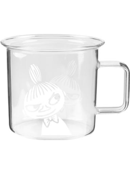 Стеклянная кружка Muurla Moomin Pikku Myy 3,5 дл прозрачная