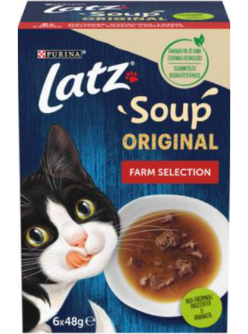 Ассорти супа для кошек LATZ Farm Selection 6x48г