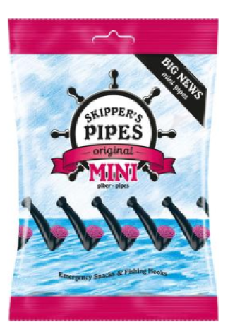 Ассорти лакричных конфет Skipper's Mini Pipes Original 192г