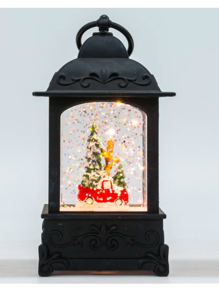 Рождественский снежный фонарь Kotikulta LED 13,5 см