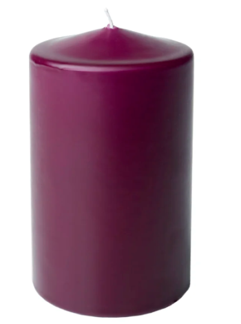 Свеча Havi 7х12см 1шт 50ч цвет слива