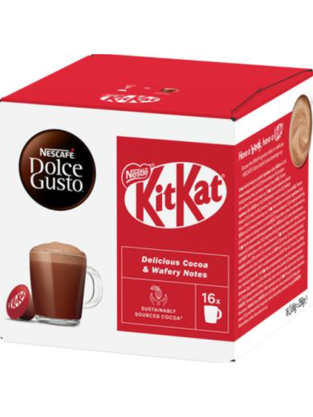 Капсулы для кофемашины Nescafé Dolce Gusto KitKat 16капс/256г