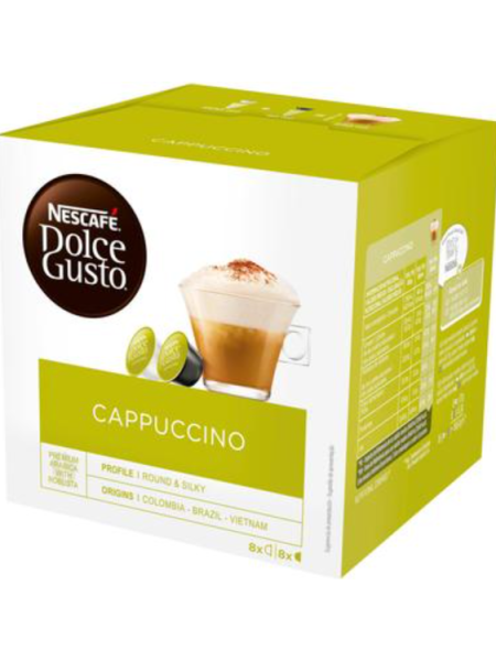 Капсулы для кофемашины Nescafé Dolce Gusto 16капс/186,4г Капучино 