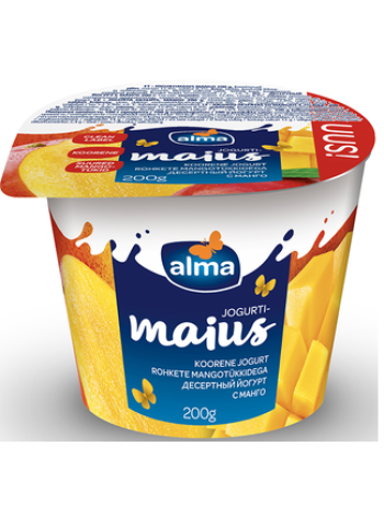 Сливочный йогурт с манго ALMA Mangoga jogurtimaius 200г