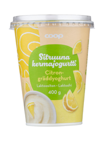 Йогурт сливочный с лимоном Rainbow sitruuna-kermajogurtti 400г