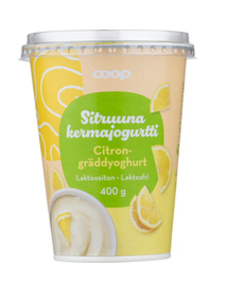 Йогурт сливочный с лимоном Rainbow sitruuna-kermajogurtti 400г