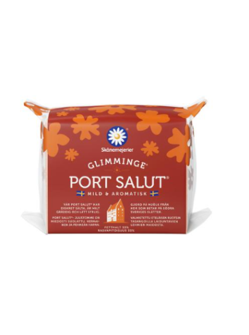 Сыр сливочный Skånemejerier Glimminge Port Salut 33% 475г