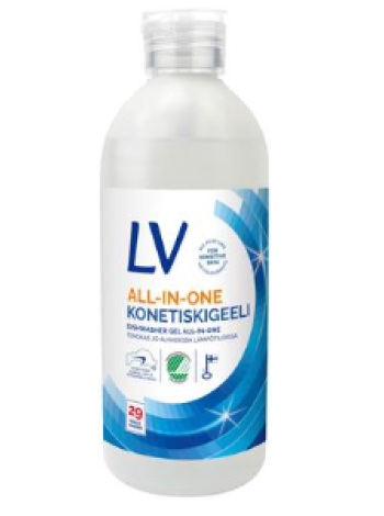 Гель для посудомоечной машины LV 500 мл Без ароматизаторов и красителей