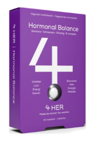 Препарат для балансировки уровня гормонов у женщин 4Her Hormonal Balance ravintolisä 60 шт