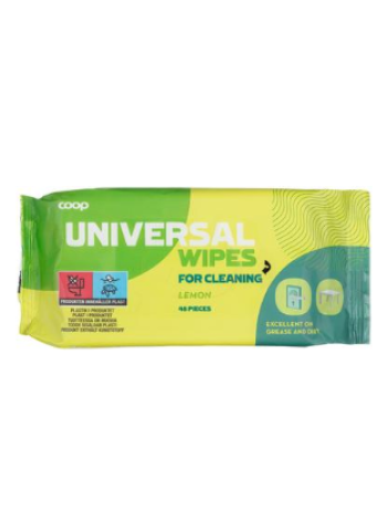 Салфетки для чистки Coop yleispuhdistusliina 48 шт универсальные 