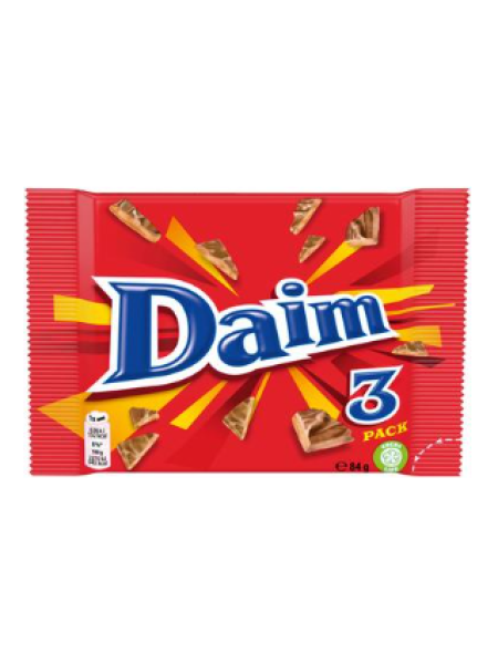 Шоколадные батончики Daim 3-Pack 84г (3х28г)
