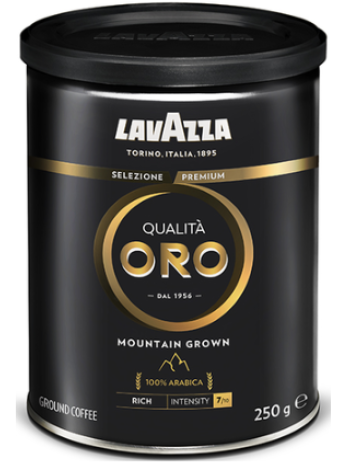 Кофе молотый LAVAZZA Qualita Oro Mountain Grown 250г в банке 