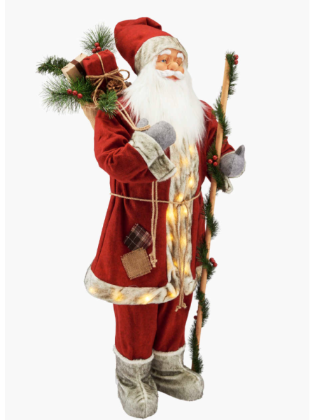 Декоративная фигурка Санта Клауса 120 см