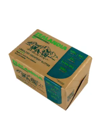 Масло сладко-сливочное несоленое халяль 84% Zealandia 500г