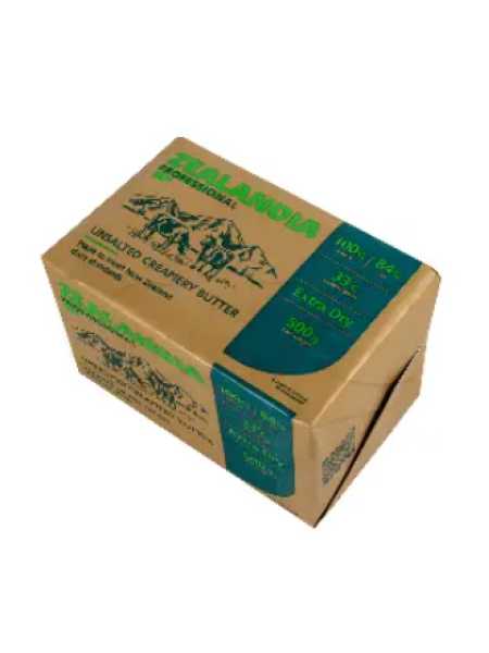 Масло сладко-сливочное несоленое халяль 84% Zealandia 500г