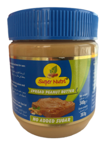 Ореховая паста без сахара SUPER NUTRI 340г