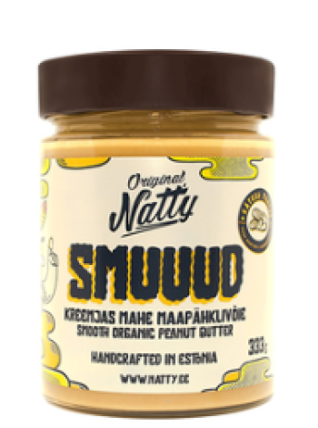 Сливочное мягкое арахисовое масло NATTY 333г