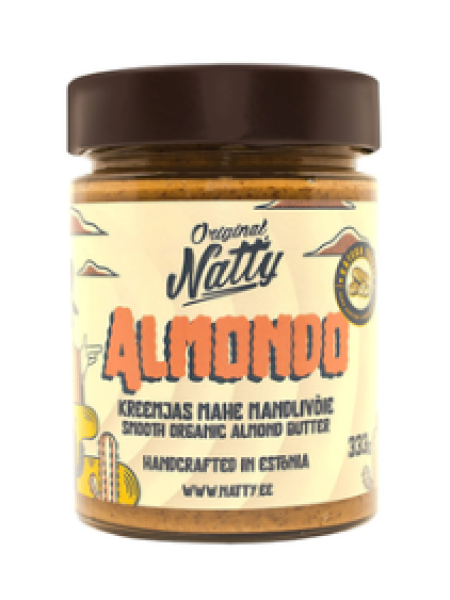 Нежное миндальное масло NATTY almondo 333г